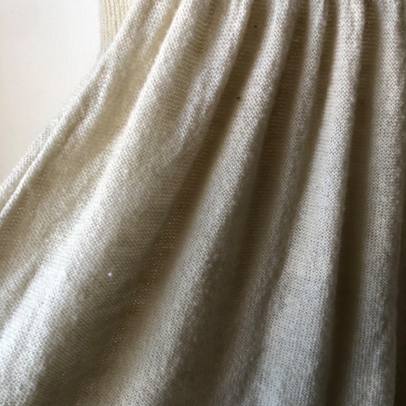 Womens Flowy Venus Light Sheer Dress Sleeves Long Small Cream - Picture 3 of 8